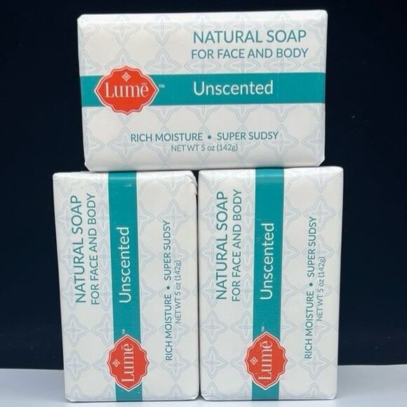 3X Unscented Bar Soap Original Formula Triple Milled Long Lasting - Picture 1 of 1